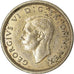 Coin, Great Britain, George VI, 3 Pence, 1943, AU(55-58), Silver, KM:848