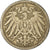Moneda, ALEMANIA - IMPERIO, Wilhelm II, 5 Pfennig, 1899, Berlin, BC+, Cobre -