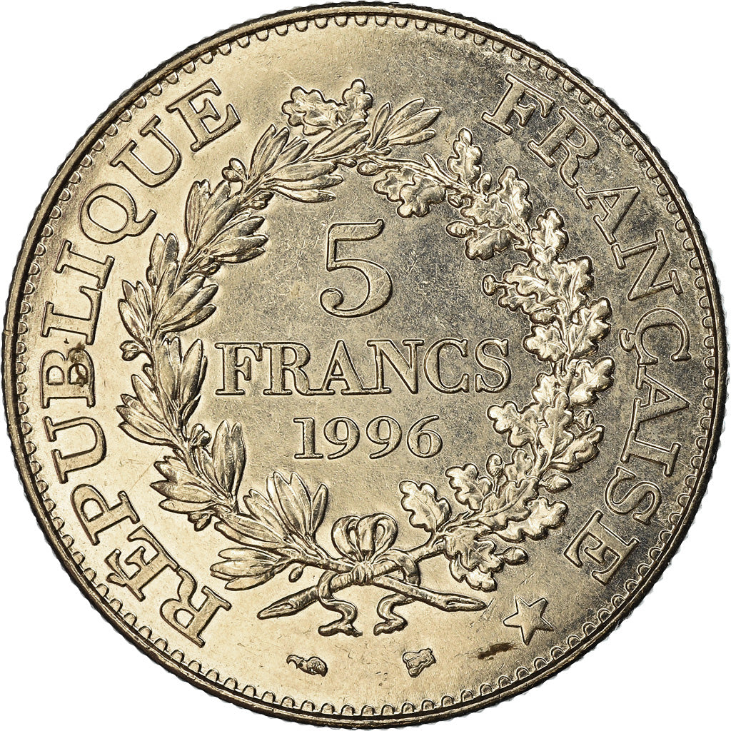Monnaie, France, Hercule, 5 Francs, 1996, Paris, TTB, Nickel, Gadoury:777