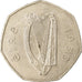 Coin, IRELAND REPUBLIC, 50 Pence, 1988, EF(40-45), Copper-nickel, KM:26