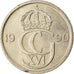 Moneda, Suecia, Carl XVI Gustaf, 50 Öre, 1990, MBC, Cobre - níquel, KM:855