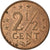 Moneda, Antillas holandesas, Juliana, 2-1/2 Cents, 1978, MBC, Bronce, KM:9