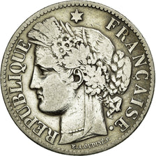 Coin, France, Cérès, 2 Francs, 1887, Paris, VF(30-35), Silver, KM:817.1