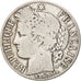 FRANCE, Cérès, Franc, 1887, Paris, KM #822.1, VF(20-25), Silver, 23, Gadoury #..
