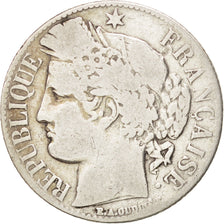 Coin, France, Cérès, Franc, 1888, Paris, VF(20-25), Silver, KM:822.1