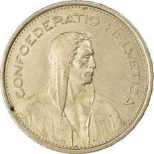 Coin, Switzerland, 5 Francs, 1974, Bern, EF(40-45), Copper-nickel, KM:40a.1
