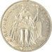 Moneta, Polinezja Francuska, 5 Francs, 2001, Paris, EF(40-45), Aluminium, KM:12