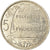 Moneda, Polinesia francesa, 5 Francs, 2001, Paris, MBC, Aluminio, KM:12