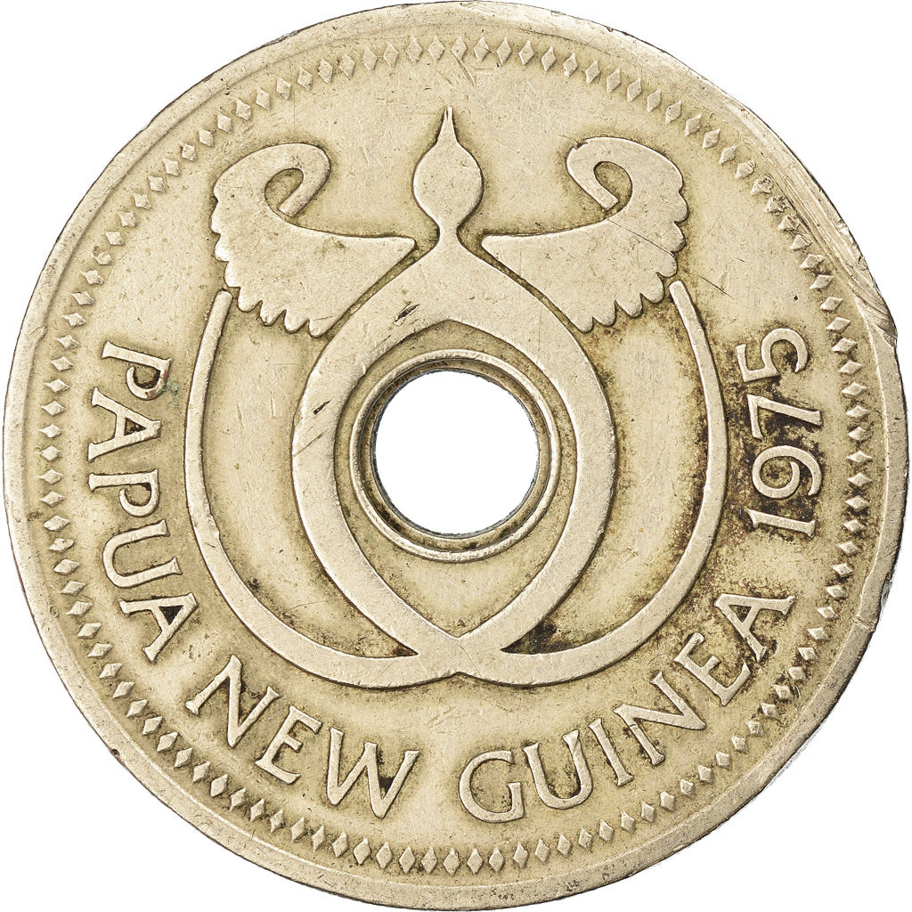 Monnaie, Papua New Guinea, Kina, 1975, TTB, Copper-nickel, KM:6