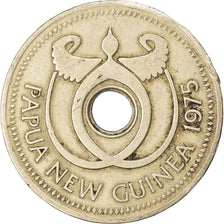 Monnaie, Papua New Guinea, Kina, 1975, TTB, Copper-nickel, KM:6