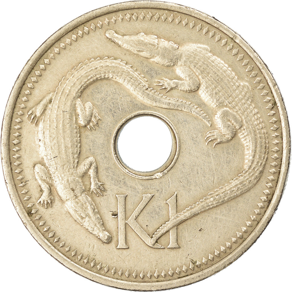 Coin, Papua New Guinea, Kina, 1999, EF(40-45), Copper-nickel, KM:6