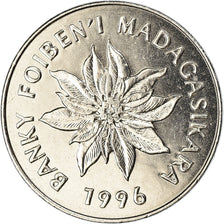 Coin, Madagascar, 5 Francs, Ariary, 1996, EF(40-45), Stainless Steel, KM:21
