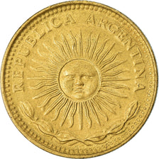 Coin, Argentina, Peso, 1975, EF(40-45), Aluminum-Bronze, KM:69