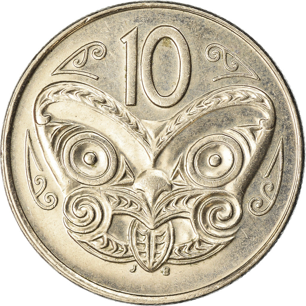 Coin, New Zealand, Elizabeth II, 10 Cents, 2003, EF(40-45), Copper-nickel