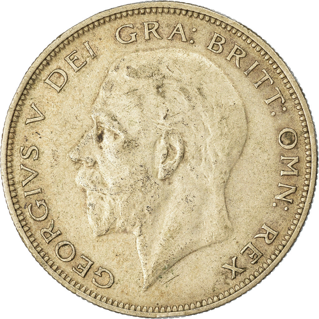 Coin, Great Britain, George V, 1/2 Crown, 1932, VF(30-35), Silver, KM:835