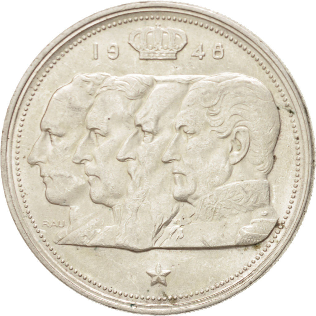 Coin, Belgium, 100 Francs, 100 Frank, 1948, AU(55-58), Silver, KM:138.1