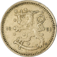 Coin, Finland, Markka, 1921, EF(40-45), Copper-nickel, KM:27
