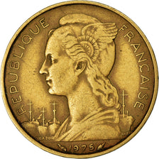 Munten, FRANSE  AFARS & ISSAS, 20 Francs, 1975, Paris, ZF, Aluminum-Bronze