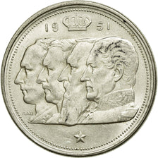 Coin, Belgium, 100 Francs, 100 Frank, 1951, AU(50-53), Silver, KM:139.1