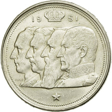 Coin, Belgium, 100 Francs, 100 Frank, 1951, AU(55-58), Silver, KM:139.1