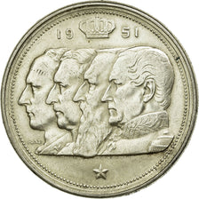 Münze, Belgien, 100 Francs, 100 Frank, 1951, SS, Silber, KM:139.1