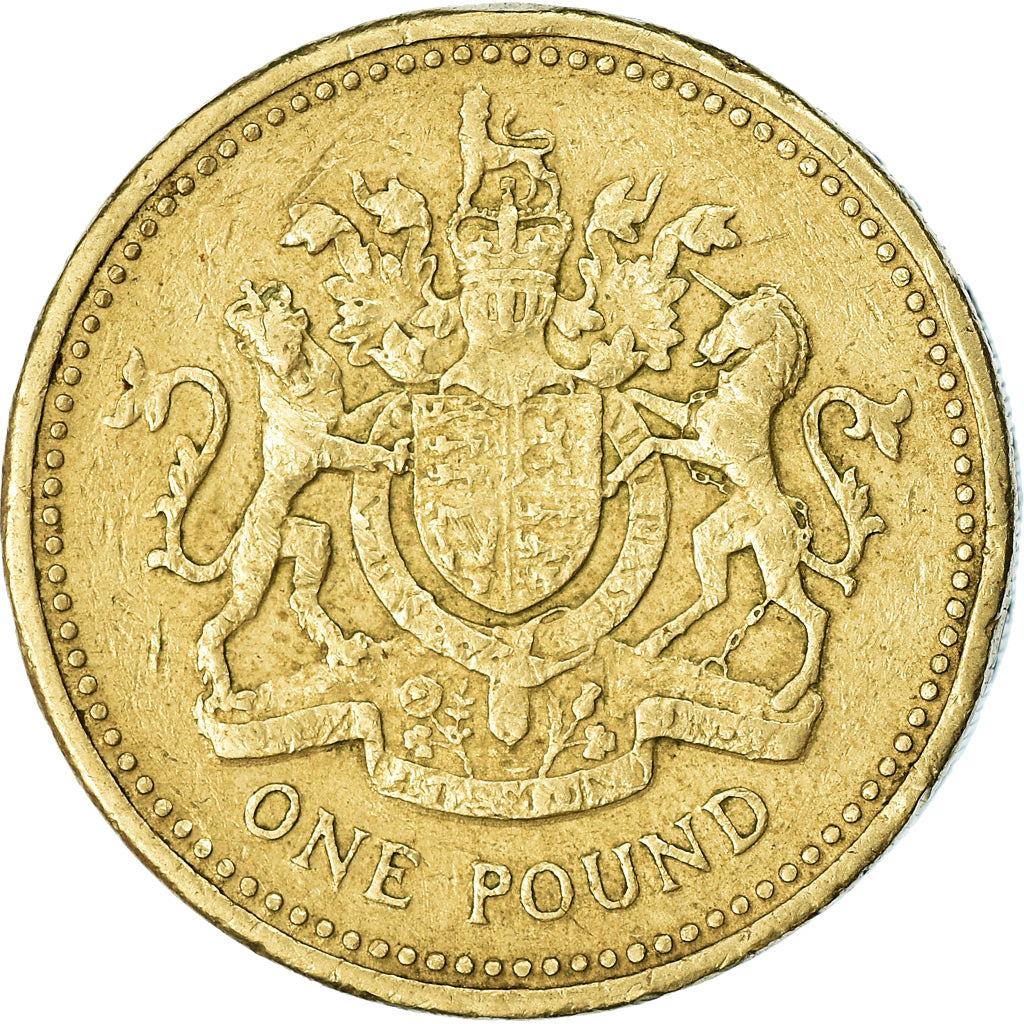 Coin, Great Britain, Elizabeth II, Pound, 1993, EF(40-45), Nickel-brass, KM:964