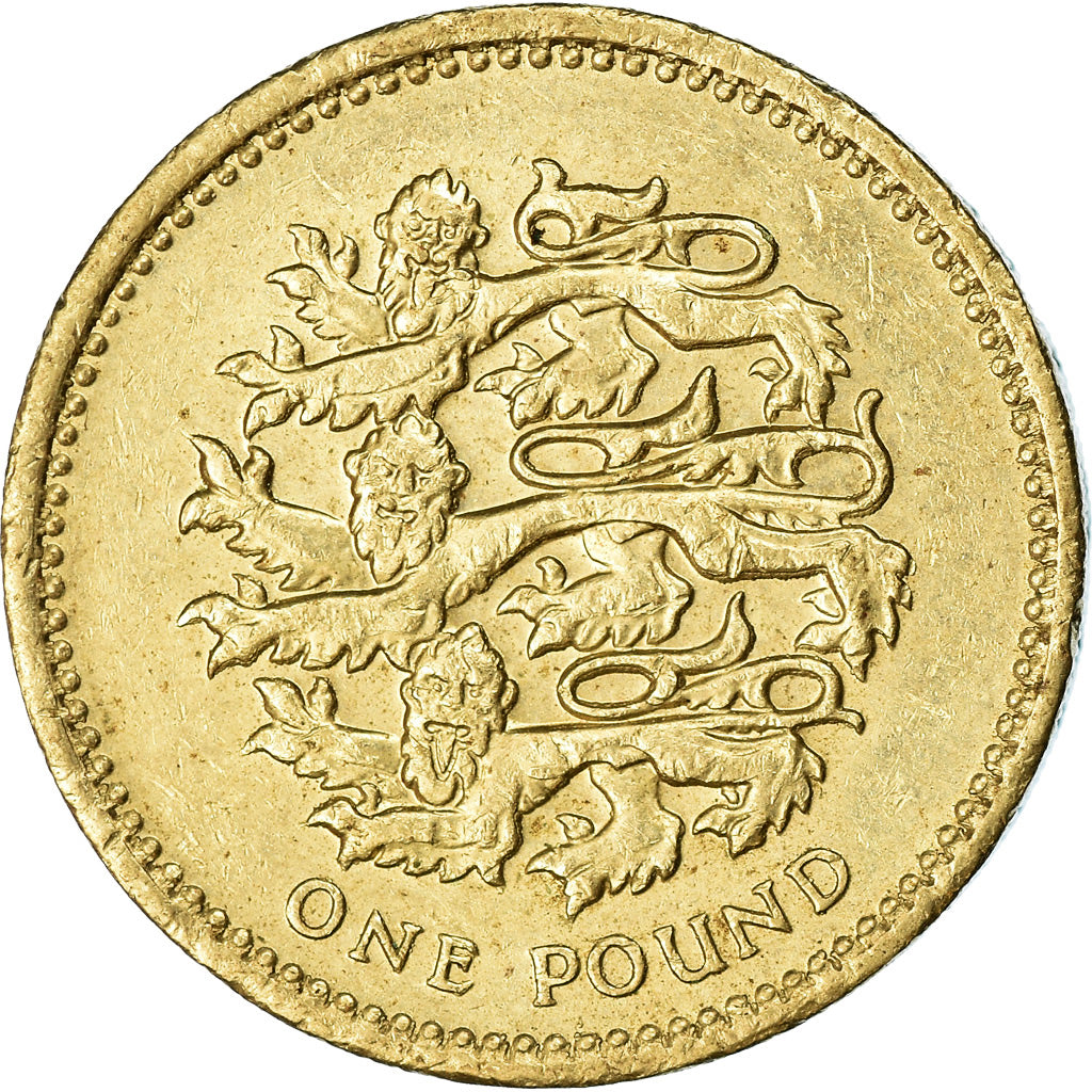 Coin, Great Britain, Elizabeth II, Pound, 2002, British Royal Mint, EF(40-45)