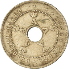 Coin, Belgian Congo, 5 Centimes, 1925, EF(40-45), Copper-nickel, KM:17