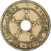 Coin, Belgian Congo, 5 Centimes, 1925, EF(40-45), Copper-nickel, KM:17