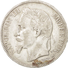 Second Empire, 5 Francs Napoléon III tête laurée, 1867 BB, KM 799.2