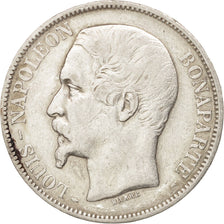 FRANCE, Napoléon III, 5 Francs, 1852, Paris, KM #773.1, VF(30-35), Silver, 24.73