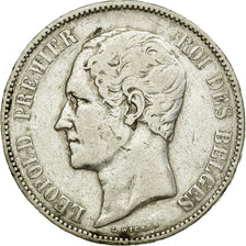 Coin, Belgium, Leopold I, 5 Francs, 5 Frank, 1852, VF(30-35), Silver, KM:17