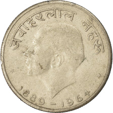 Moeda, ÍNDIA - REPÚBLICA, 50 Paise, 1964, VF(30-35), Níquel, KM:56
