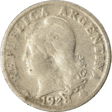 Moneta, Argentina, 5 Centavos, 1928, BB, Rame-nichel, KM:34