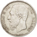 BELGIUM, 5 Francs, 5 Frank, 1867, KM #24, VF(30-35), Silver, 24.78