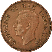 Moneta, Sudafrica, George VI, Penny, 1940, BB, Bronzo, KM:25