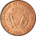 Moneta, Madagascar, 10 Francs, 2 Ariary, 1991, Paris, BB, Acciaio placcato rame