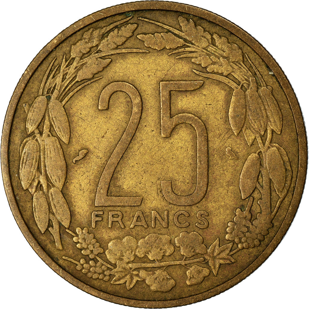Coin, EQUATORIAL AFRICAN STATES, 25 Francs, 1962, Paris, VF(30-35)