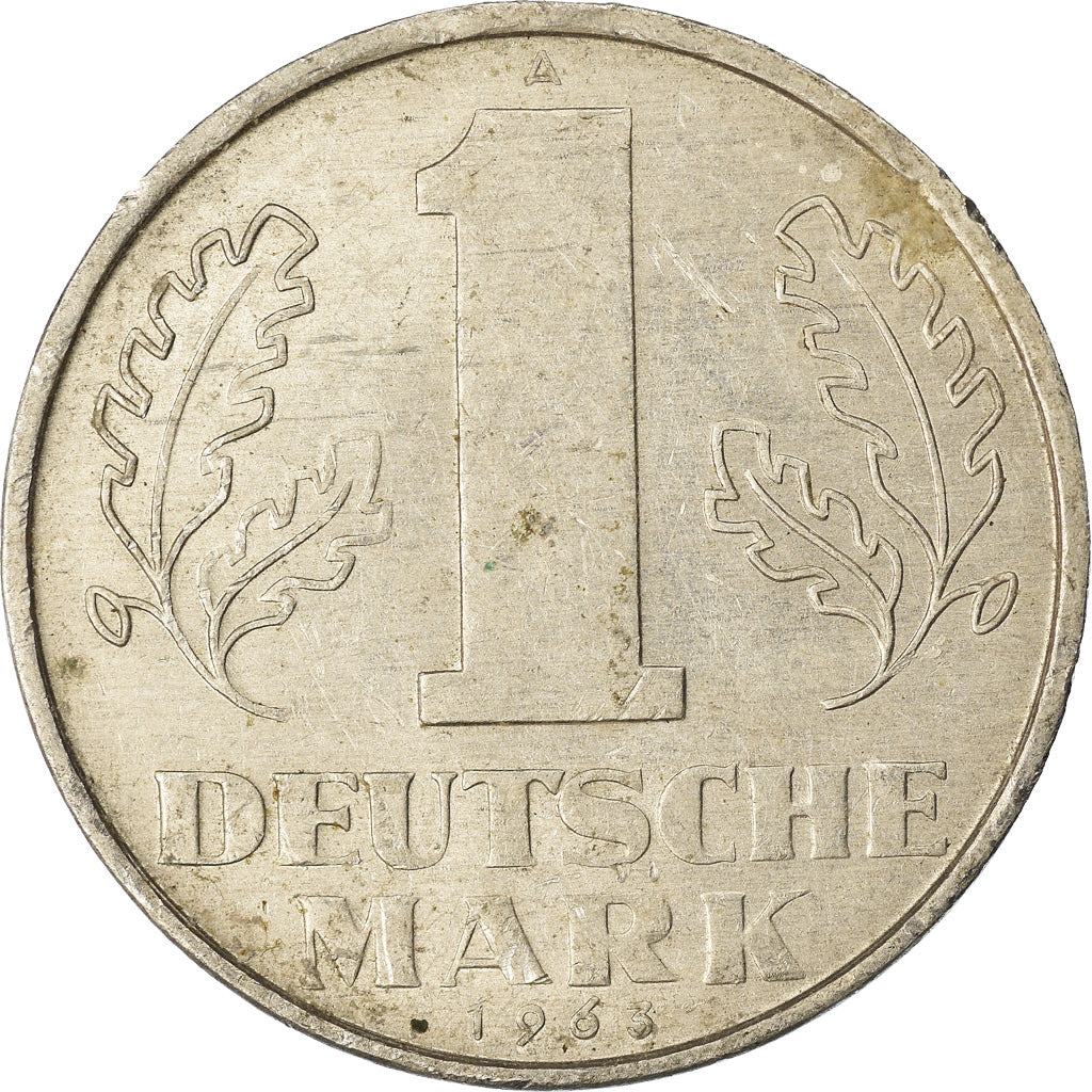 Coin, GERMAN-DEMOCRATIC REPUBLIC, Mark, 1963, Berlin, EF(40-45), Aluminum, KM:13