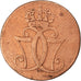 Moeda, Dinamarca, Christian VII, Skilling, 1771, VF(30-35), Cobre, KM:616.1
