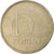 Moneta, Węgry, 10 Forint, 2001, EF(40-45), Miedź-Nikiel, KM:695