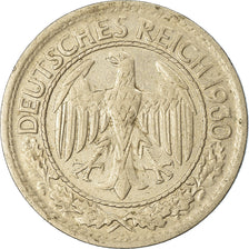 Moneda, ALEMANIA - REPÚBLICA DE WEIMAR, 50 Reichspfennig, 1930, Berlin, MBC