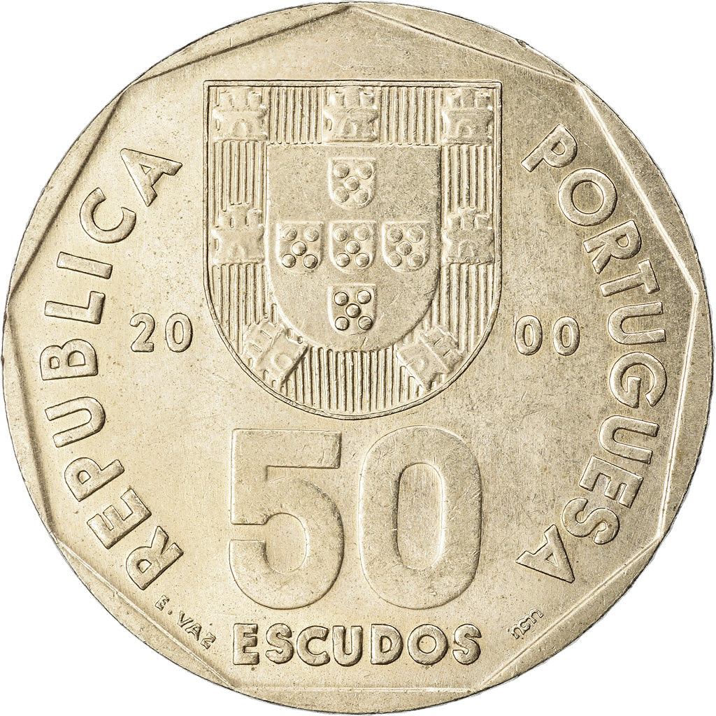 Moneta, Portogallo, 50 Escudos, 2000, BB, Rame-nichel, KM:636