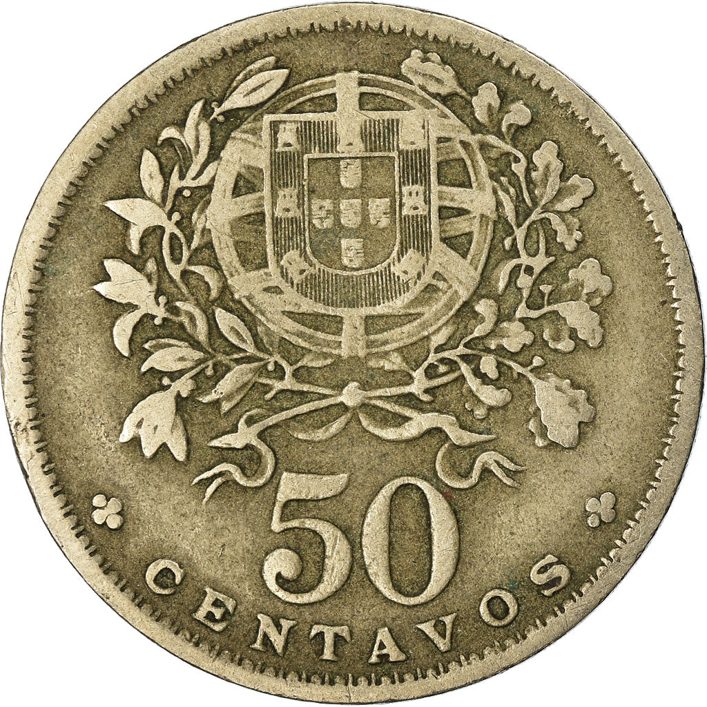 Moneta, Portogallo, 50 Centavos, 1951, BB, Rame-nichel, KM:577