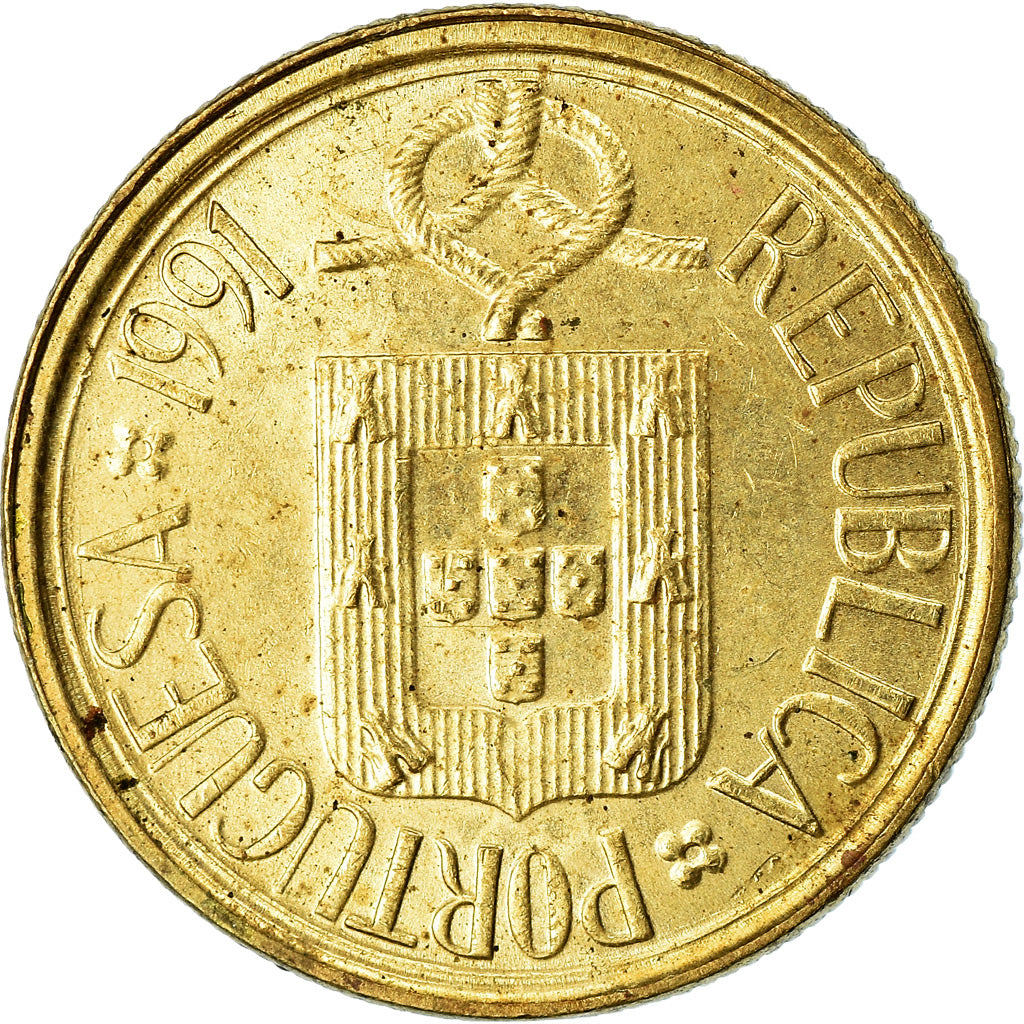Munten, Portugal, Escudo, 1991, ZF, Nickel-brass, KM:631