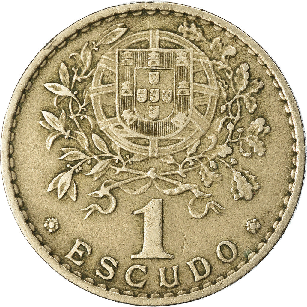 Coin, Portugal, Escudo, 1965, EF(40-45), Copper-nickel, KM:578