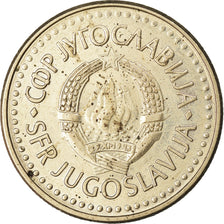 Moneta, Iugoslavia, 5 Dinara, 1991, BB, Rame-nichel-zinco, KM:144