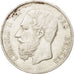 BELGIUM, 5 Francs, 5 Frank, 1873, KM #24, AU(50-53), Silver, 24.85
