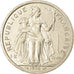 Coin, French Polynesia, 2 Francs, 1990, Paris, EF(40-45), Aluminum, KM:10