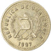 Münze, Guatemala, 25 Centavos, 1997, SS, Copper-nickel, KM:278.6